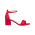 Sandali rossi da donna con tacco a blocco 6 cm Lora Ferres, Donna, SKU w042000763, Immagine 0